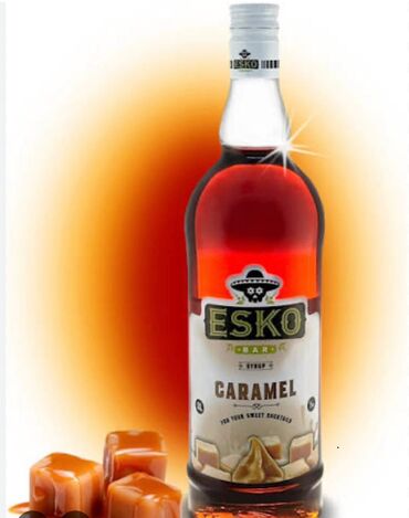 Şirniyyat məhsulları: ESKO Bar Syrup – peşəkar kokteyl və şirniyyatlar üçün siroplar qara