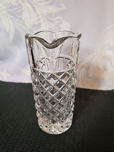 Čajnici: Bokal nov Zajecar kristal,led kristal 70te. Bokal je nov,sve na — 7