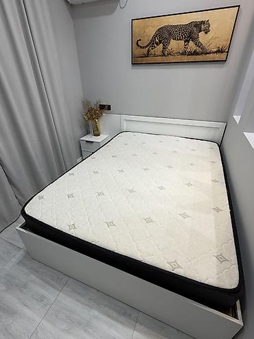 bed sheets: Продаю кровать без матраса, прикроватная тумба в комплекте, в отличном — 2