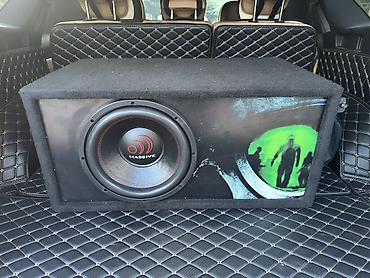 Avtoelektronika: Avtomobil üçün subwoofer sistemi - Subwoofer: MASSIVE markalı bas — 1