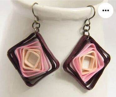 Minđuše: Pirsing, Handmade, Materijal: Epoksi smola — 49