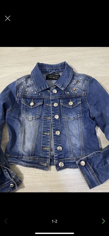 джинсовое платье zara: Джинсовая куртка для девочки 8-9 лет