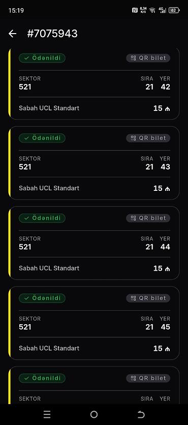 binokl: Sabah Borussiya dortmund Təfərrüatlar: - Sektor: 521 - Sıra: 21 - — 1
