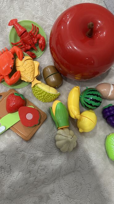 развивающие игрушки для грудничков: 🍎Игровой набор «Овощи и фрукты» – веселая игра и развитие! Ребёнок с