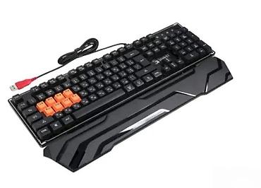 fiksna: Gejmerska tastatura sa pozadinskim RGB osvetljenjem i odvojivim — 1