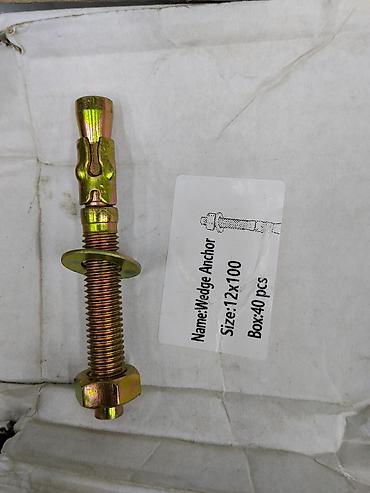 хим анкер: Клиновой анкер (Wedge Anchor) 12×100 - Назначение: надежное крепление — 1
