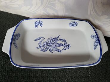 Činije: Porcelanska vintaz posuda sa korpom. Posuda perfektna sve na njoj — 6