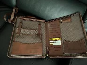 Torbe: Kožna poslovna torba Marko – tamno braon - Materijal: prirodna goveđa — 15