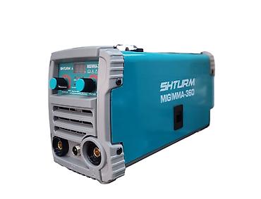 elektro svarka: №: 11846 Məhsulun adı: Qaynaq aparatı Shturm MIG/MMA-360 Brend: Shturm — 2