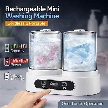 Mini Portable Washing Machines: 3900din Mini Prenosiva Mašina za Veš 3L – Sklopiva Putna Perilica za — 2