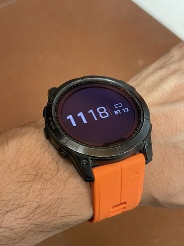 apple watch 4 цена в бишкеке: Продаю Смарт-часы Garmin Fenix 7X sapphire solar с прочным титановым