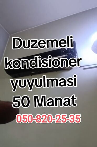 Paltar tikişi: Təmir, Split kondisionerlər, Təmizləmə, Zəmanətlə, Pulsuz diaqnostika