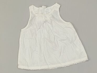 bluzka biała hm: Bluzka, H&M, 1.5-2 lat, 86-92 cm, stan - Dobry