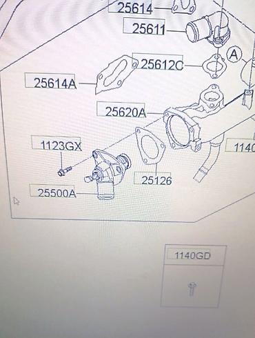 электрическ: Термостат Kia 2016 г., Б/у, Оригинал, Корея — 4
