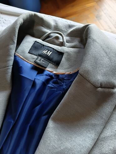 Sakoi: H&M ženski sako – sivi - Brend: H&M - Veličina: EUR 36 / US 8 — 3