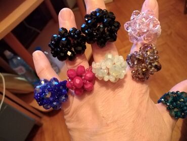 Prstenje: Ženski prsten, Handmade, Materijal: Kristal, Cirkon — 7