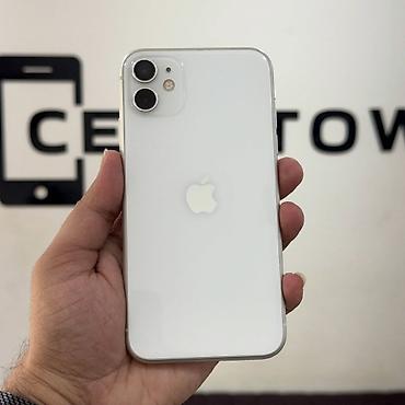 IPhone 11, 128 GB, Ağ, Zəmanət, Kredit, Simsiz şarj