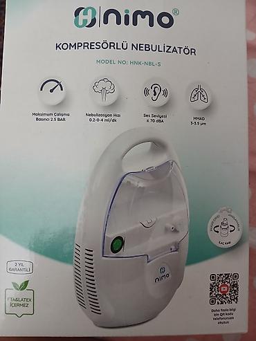 nebulizator: Nimo kompresörlü nebulizator – Model: HNK-NBL-S Xüsusiyyətlər: - — 2