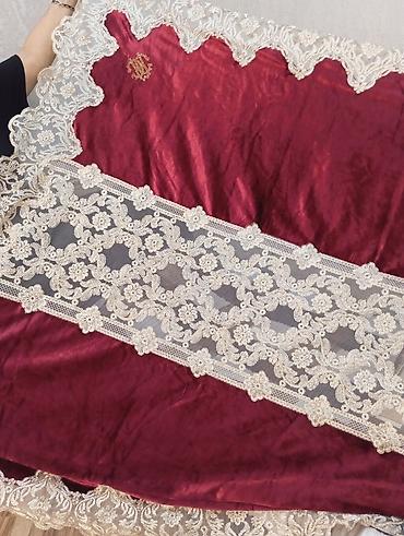 Süfrələr: Məhsul: Bahadır markalı krujeva detallı süfrə dəsti - Material: qalın — 2
