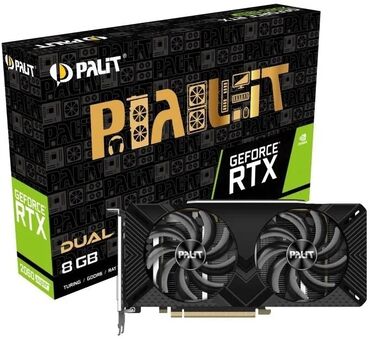 редми нот 12 с: Видео карта, Колдонулган, Palit, GeForce RTX, 8 ГБ, ПК үчүн