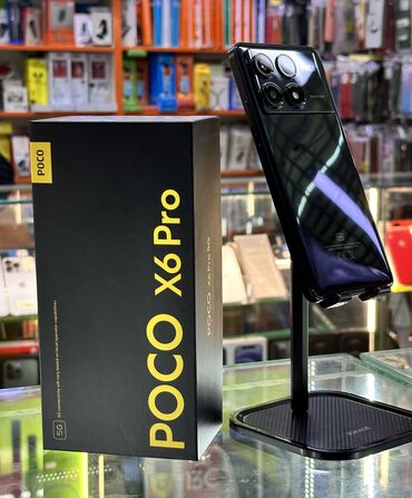 штатиф для телефона: Poco X6 Pro 5G, Б/у, 512 ГБ, цвет - Черный, 2 SIM