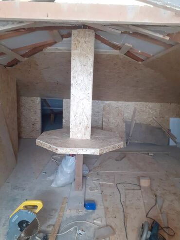 Tikinti işləri: Taxta daxili işlər və dülgər xidmətləri - Mansard və çardaq — 19