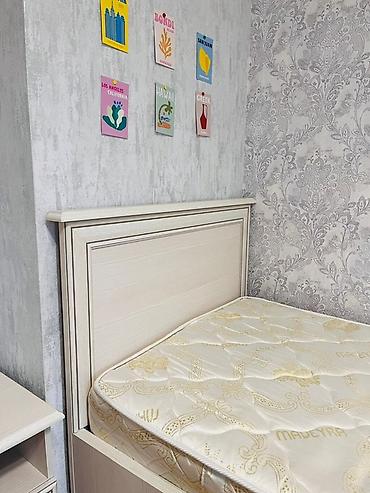 par: Bir nəfərlik taxta çarpayı dəsti,matras və tumba ilə birlikdə 2 aydı — 2