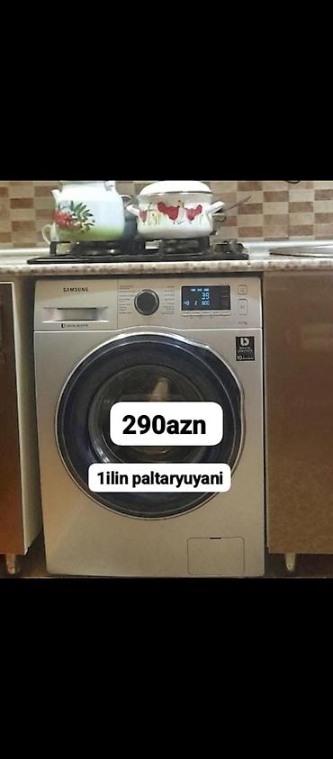 paltaryuyan 2 ci el: Samsung önyükləməli paltaryuyan maşın - Rəng: gümüşü - Ön paneldə LED — 1