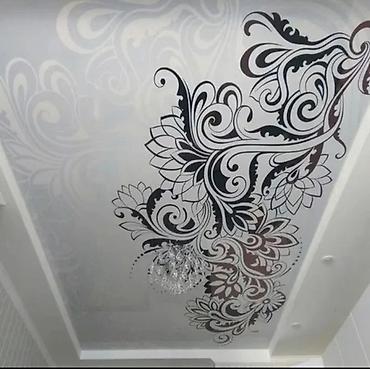 Натяжной потолок: Натяжной потолок Матовое Монтаж — 3