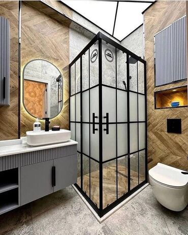 Duş kabinaları, arakəsmələr: Yeni Üstü açıq kabina, Pulsuz çatdırılma — 5