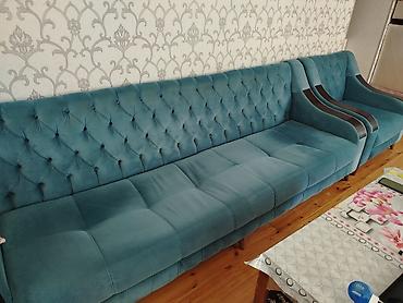 İşlənmiş, Divan, 2 kreslo, Bazasız, Açılmayan