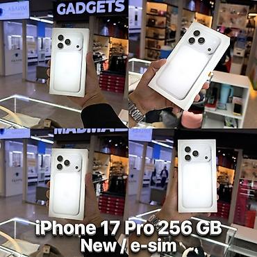 iphone xt: IPhone 17 Pro, Новый, 256 ГБ, Белый, Кабель, Коробка, 100 % — 1