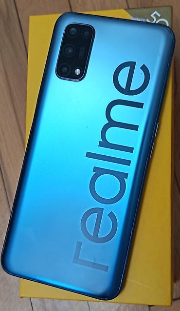 Realme 7 5G, 128 GB, rəng - Göy, Barmaq izi, İki sim kartlı