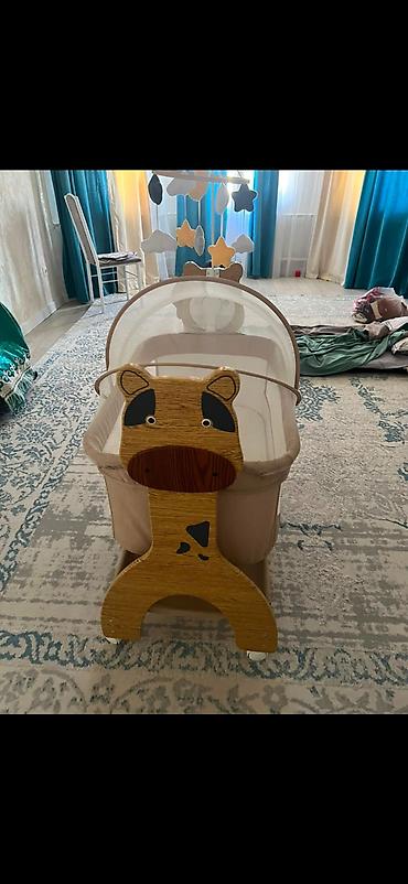 буу тачка: Люлька, Б/у, Колыбель, Дерево, цвет - Бежевый, Самовывоз, Платная доставка — 3