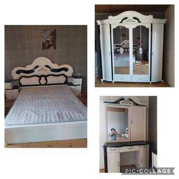 Divanlar: İkinəfərlik çarpayı, Dolab, Termo, 2 tumba, İşlənmiş