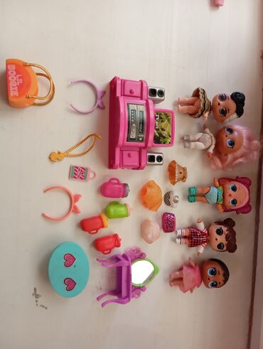 детски басаношка: Детский набор кукол LOL(ЛОЛ),5кукол,4акссесуара,11видов