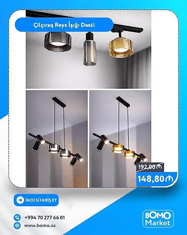 reys isiqlar: Çılçıraq, 3 lampa, Metal — 1