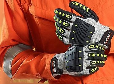 Əlcəklər: Məhsul: Portwest A722 Anti Impact Cut Resistant Glove – Nitril (ölçü — 1