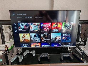 PS5 (Sony PlayStation 5): Tam Hazır Set! PS5 Slim + 3 Pult + Oyunlar + 109 sm TV"+soyuducu+pult -da lalafo.az — 14 PS5 (Sony PlayStation 5): Tam Hazır Set! PS5 Slim + 3 Pult + Oyunlar + 109 sm TV"+soyuducu+pult — 14