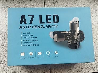 qalofka vaz: A7 LED Auto Headlights – H4 Mini LED Lens faralar dəsti təzəkimidir — 1