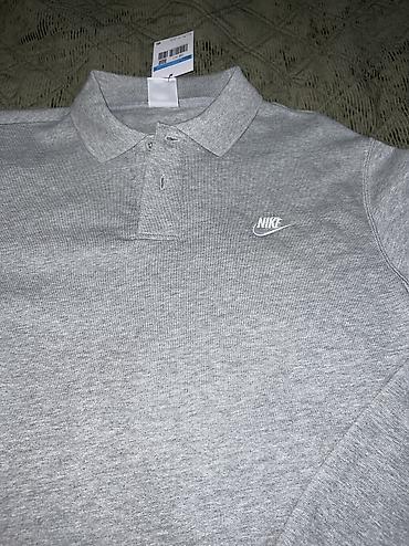 vikend torba: NIKE Club Men's Long-Sleeve Knit Polo vel. M NOVO FQ — 9