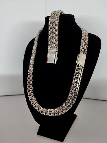 Наборы украшений: Набор украшений, Новый, Цвет металла: Белый, Парный набор — 2