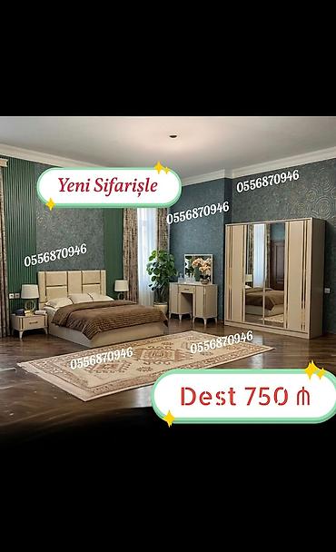 Yataq otağı dəstləri: Yataq otağı dəstləri – modern dizaynlı, funksional və zərif — 8