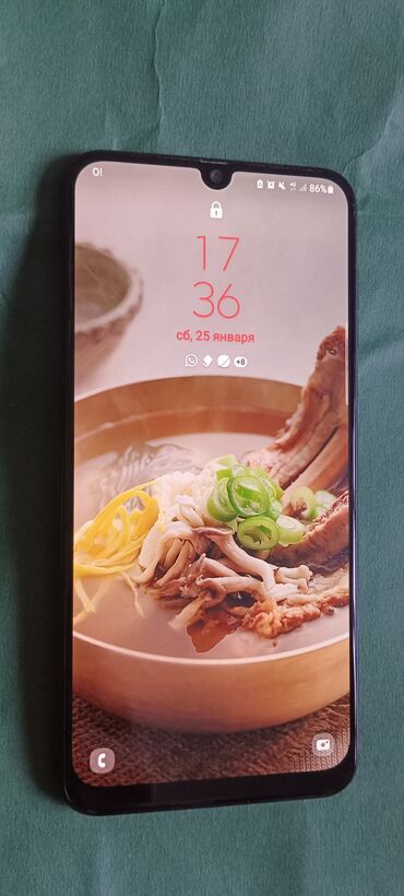 купить samsung note 9: Samsung Galaxy A50, Б/у, 64 ГБ, цвет - Голубой, 2 SIM