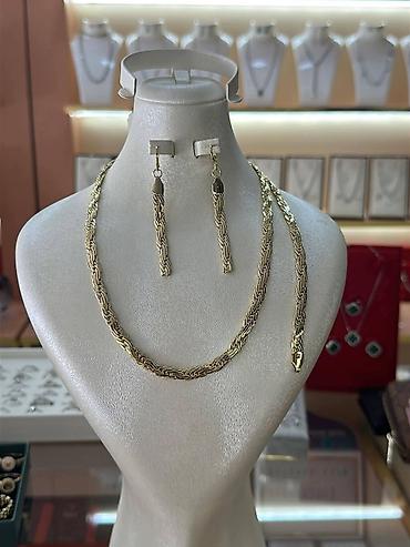 Setovi nakita: Zlatni setovi nakita – elegantne kolekcije - Set 1: Ogrlica sa — 17