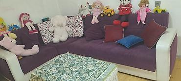 divan şəkilləri: Künc divan, İşlənmiş, Açılmayan, Bazasız, Parça, Çatdırılma yoxdur — 1