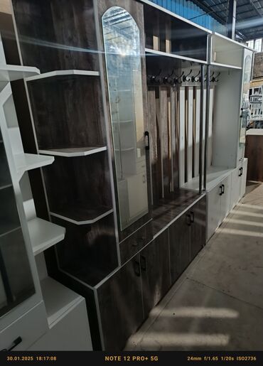 Гарнитуры для прихожей: Гарнитур для прихожей, Новый, Шкаф, Вешалка, Трюмо, ДСП, Бесплатная доставка, цвет - Белый — 10