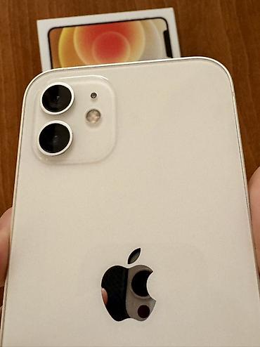 iped mini 5: IPhone 12, 64 GB, Ağ, Face ID — 6