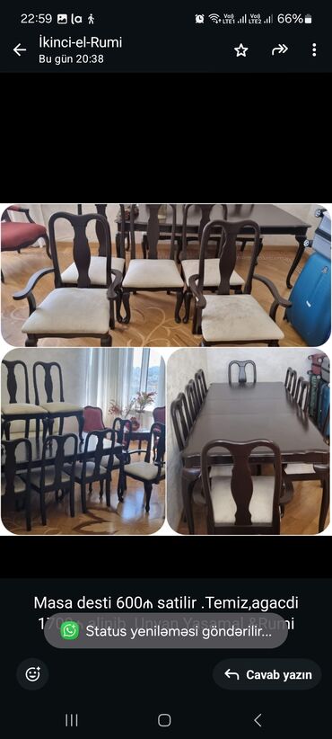 продаю айфон 6: Masa desti 600₼ satilir .Temiz,agacdi 1700₼ alinib .Unvan Yasamal