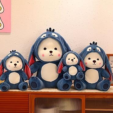 baby sling: ✨ Мягкая игрушка — большой милый мишка в капюшоне! 🧸💙 Супер мягкий — 6